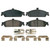 QuickStop Front Disc Brake Pad Set Ceramic | WAGZD752A