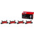Premium NAO Ceramic OE Equivalent Rear Disc Brake Pad Set | BBBP65027N
