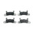 Premium NAO Ceramic OE Equivalent Rear Disc Brake Pad Set | BBBP65027N