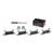 Premium NAO Ceramic OE Equivalent Rear Disc Brake Pad Set | BBBP65027N