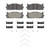 OEX Front Disc Brake Pad Set Premium Ceramic | WAGOEX1293