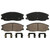 QuickStop Front Disc Brake Pad Set Ceramic | WAGZD955