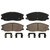 QuickStop Front Disc Brake Pad Set Ceramic | WAGZD955