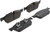 Premium Low-Met OE Equivalent Front Brake Pad Set | BBBP50102