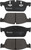 Premium Low-Met OE Equivalent Front Brake Pad Set | BBBP50102