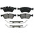 QuickStop Front Disc Brake Pad Set Semi-Metallic | WAGZX1123