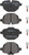 Premium Low-Met OE Equivalent Rear Disc Brake Pad Set | BBBP06064