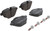 Premium Low-Met OE Equivalent Rear Disc Brake Pad Set | BBBP06064