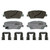 OEX Rear Disc Brake Pad Set Premium Ceramic | WAGOEX1284