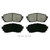 QuickStop Front Disc Brake Pad Set Ceramic | WAGZD1711