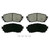 QuickStop Front Disc Brake Pad Set Ceramic | WAGZD1711