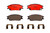 Premium NAO Ceramic OE Equivalent Front Brake Pad Set | BBBP30024N