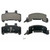QuickStop Front Disc Brake Pad Set Semi-Metallic | WAGZX289