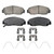 QuickStop Front Disc Brake Pad Set Ceramic | WAGZD1276