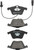 Premium Low-Met OE Equivalent Front Brake Pad Set | BBBP85084