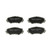 Premium NAO Ceramic OE Equivalent Front Brake Pad Set | BBBP83082N