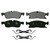 QuickStop Front Disc Brake Pad Set Semi-Metallic | WAGZX1629A