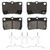 QuickStop Rear Disc Brake Pad Set Ceramic | WAGZD1113