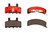 Premium NAO Ceramic OE Equivalent Front Brake Pad Set | BBBP10021N