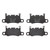 Premium Low-Met OE Equivalent Rear Disc Brake Pad Set | BBBP65038
