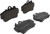 Premium Low-Met OE Equivalent Front Brake Pad Set | BBBP65007