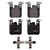 QuickStop Rear Disc Brake Pad Set Semi-Metallic | WAGZX1656