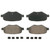 QuickStop Rear Disc Brake Pad Set Ceramic | WAGZD1377