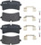 Premium Low-Met OE Equivalent Rear Disc Brake Pad Set | BBBP65040