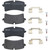 Premium Low-Met OE Equivalent Rear Disc Brake Pad Set | BBBP65040