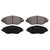 QuickStop Front Disc Brake Pad Set Ceramic | WAGZD1633A