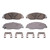 OEX Front Disc Brake Pad Set Premium Ceramic | WAGOEX1332
