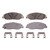 OEX Front Disc Brake Pad Set Premium Ceramic | WAGOEX1332