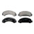 QuickStop Front Disc Brake Pad Set Semi-Metallic | WAGZX249