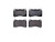 Premium Low-Met OE Equivalent Disc Brake Pad Set | BBBP09004