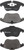 Premium Low-Met OE Equivalent Front Brake Pad Set | BBBP24076