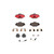 Premium NAO Ceramic OE Equivalent Front Brake Pad Set | BBBP50049N