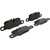Premium Low-Met OE Equivalent Rear Disc Brake Pad Set | BBBP65020