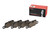 Premium Low-Met OE Equivalent Rear Disc Brake Pad Set | BBBP65020
