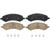 QuickStop Front Disc Brake Pad Set Ceramic | WAGZD1084