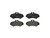 Premium Low-Met OE Equivalent Rear Disc Brake Pad Set | BBBP50020