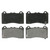 QuickStop Front Disc Brake Pad Set Semi-Metallic | WAGZX1977