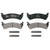 QuickStop Rear Disc Brake Pad Set Semi-Metallic | WAGZX667A