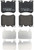 Premium Low-Met OE Equivalent Front Brake Pad Set | BBBP06077