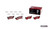 Premium NAO Ceramic OE Equivalent Rear Disc Brake Pad Set | BBBP37009N