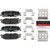 Premium NAO Ceramic OE Equivalent Rear Disc Brake Pad Set | BBBP10047N