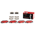 Premium NAO Ceramic OE Equivalent Rear Disc Brake Pad Set | BBBP10047N