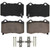 QuickStop Rear Disc Brake Pad Set Ceramic | WAGZD1053