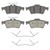 OEX Rear Disc Brake Pad Set Premium Ceramic | WAGOEX1095A
