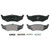 QuickStop Rear Disc Brake Pad Set Semi-Metallic | WAGZX782