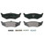 QuickStop Rear Disc Brake Pad Set Semi-Metallic | WAGZX782